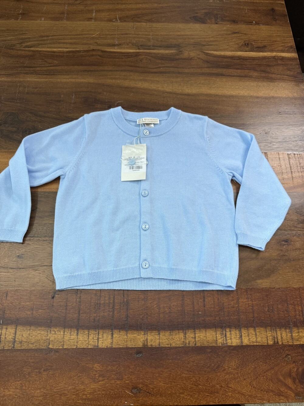 The Beaufort Bonnet Company Light Blue Cambridge Cardigan size 3t NWT